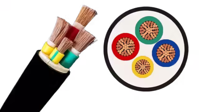 Cáp điện mềm VCm/VCT-Cu/PVC 3x+1x