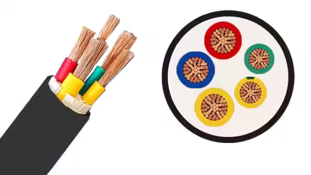 Cáp điện mềm VCm/VCT-Cu/PVC 3x+2x